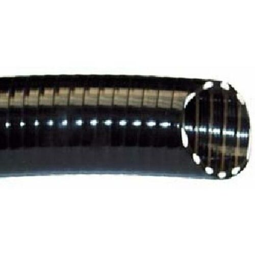 Flexibele pvc slang dikwandig zwart 25 mm (1") per meter