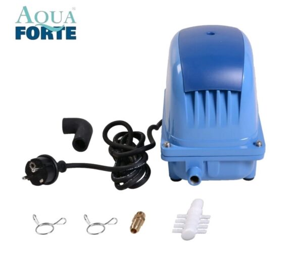 Pompe à air AquaForte AP-45, pour bassin extérieur 10000 litres à poisson puissante silencieuse pour un prix et budget acceptable promotion