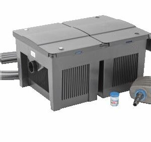 Oase BIOSMART set 24000 = filtre + Pompe OASE aquamax eco classic 5500 +  stérilisateur UVC Vitronic 24 watt + 5 m de tuyaux flex.