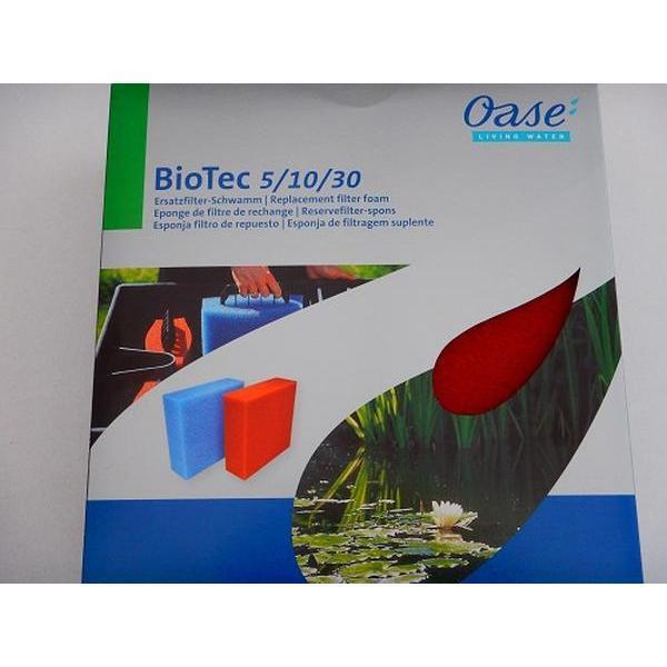 Mousse ROUGE de remplacement pour Oase Biotec 5 10 30