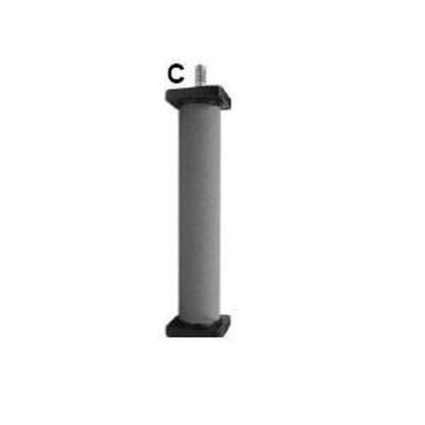 Diffuseur d'air cylindre gris 22 x 4 cm HI-OXYGEN raccord 4/9mm