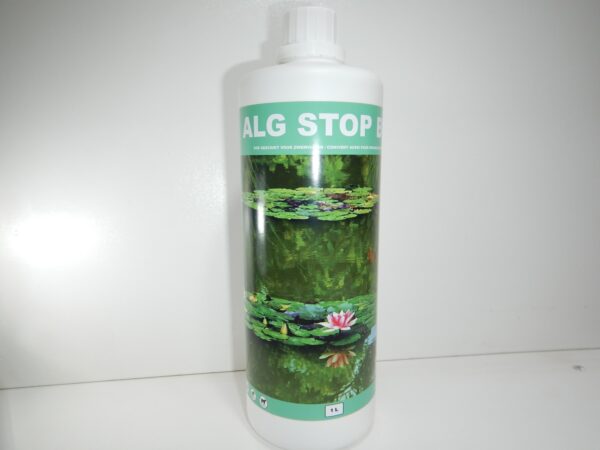Algue stop 1L anti-algues pour 25m3 algue stop bio traitement pour étang et piscine