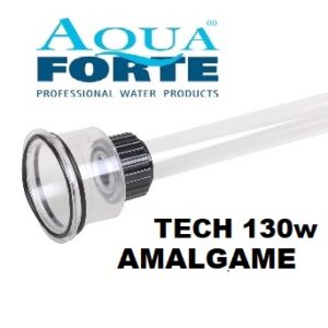 Verre quartz uv-c TECH 130W amalgame AQUAFORTE